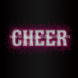 Cheer Rhinestone Iron On Transfer Heat Transfers Glitter Vinyl Cheer Rhinestone Iron On Transfer Heat Transfers Glitter Vinyl